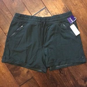 Women's Active Woven Track Shorts - Olive